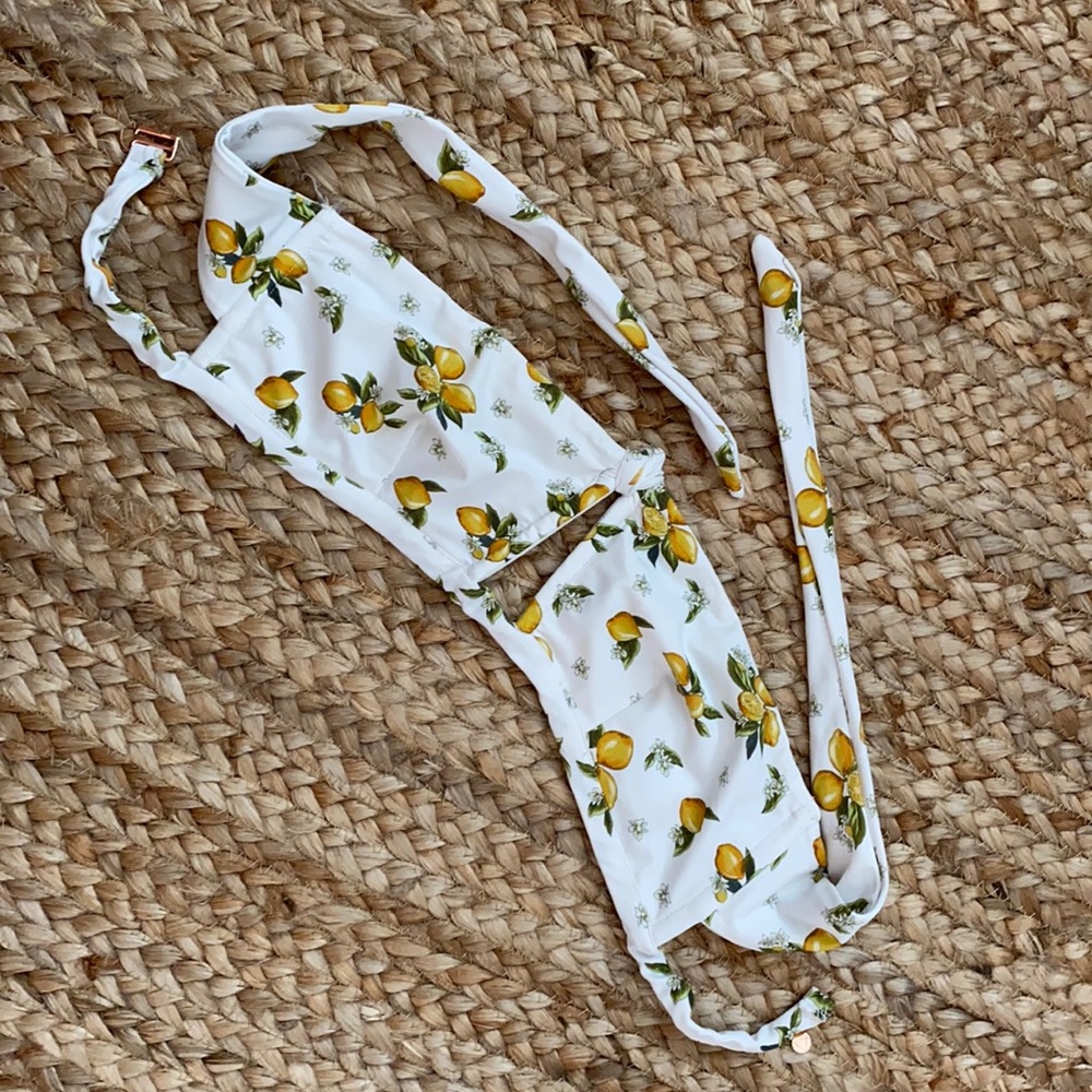 For Love and Lemons Tropicana Bandeau Swim Top
